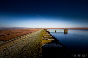 A view to the moors along Blackstone Edge Reservoir