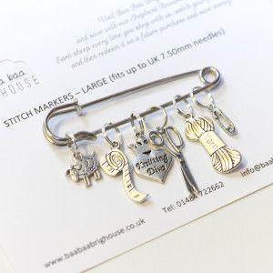 Baa Baa Brighouse Stitch Markers - up to 7.5mm