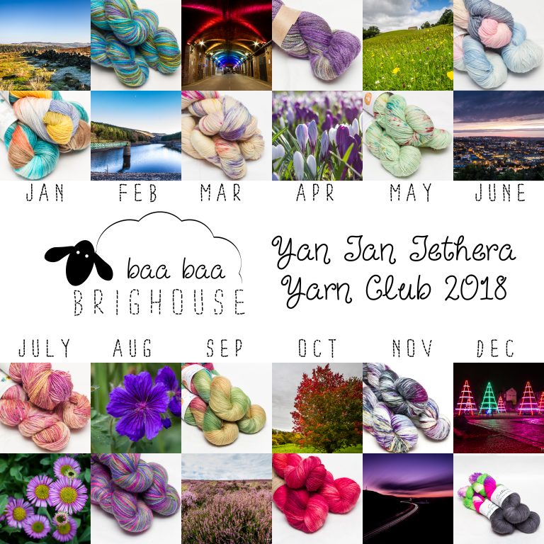 Yan Tan Tethera Yarn Club 2018 – A Year In Review